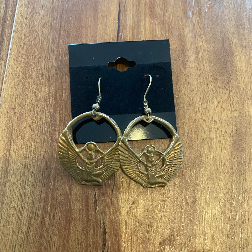 Statement drop earrings